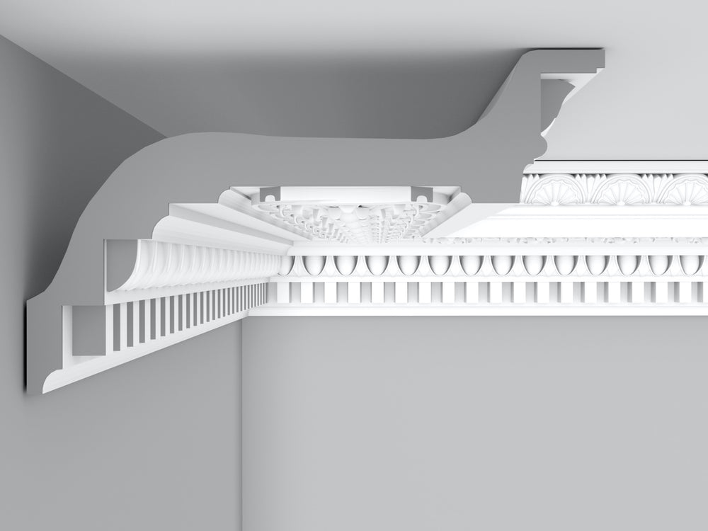 Cornice London Store Cornice CL-RCC18 Large enriched Regency plaster cornice image 11