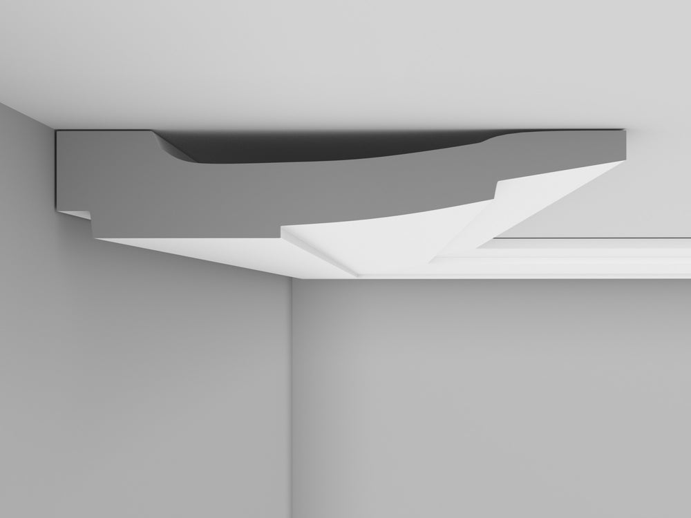 Cornice London Store Cornice CL-C03 medium Contemporary plaster cornice image 2