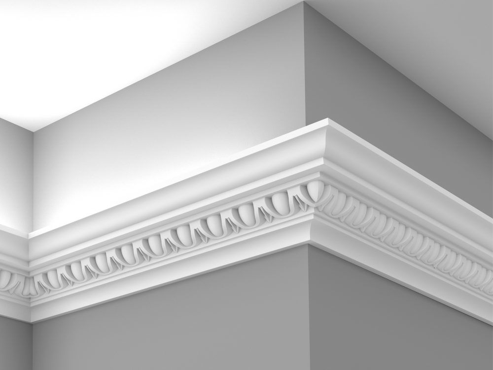Cornice London Store Cornice CL- LCC07 small classic Egg and Dart plaster LED lighting cornice image 2