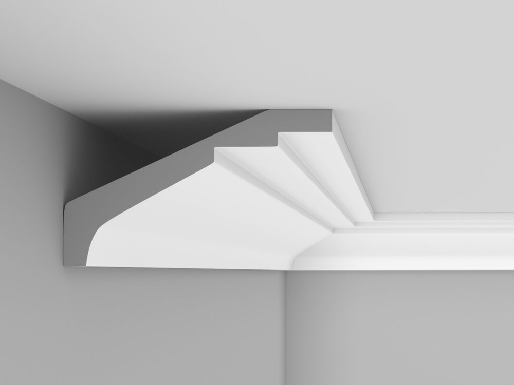 Cornice London Store Cornice CL-A11 small Art-Deco plaster cornice image 2