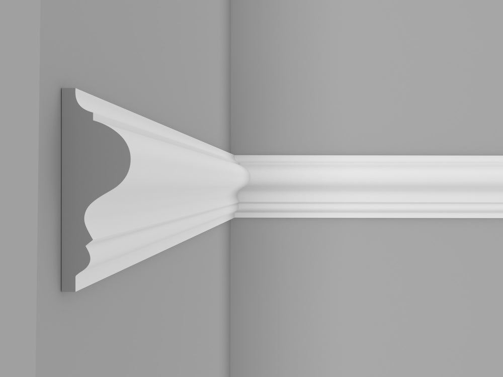 CL-P10 Medium Panel Moulding. Width: 52mm. Height: 18mm.