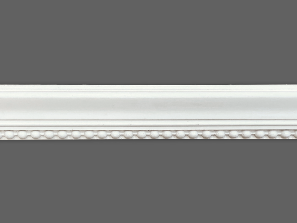 Cornice London Store Plaster Beaded Panel Moulding CL-P09