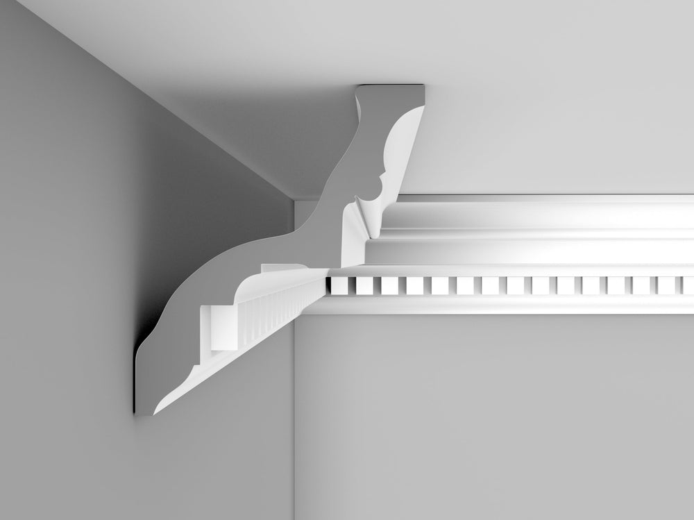 Cornice Store CL-CC01 large Dentil Block Plaster Cornice image 3