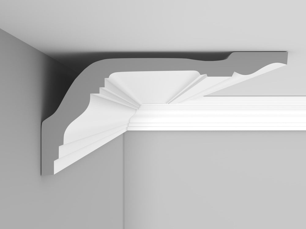 Cornice London Store Cornice CL-R17 Medium Regency plaster cornice gallery image 2