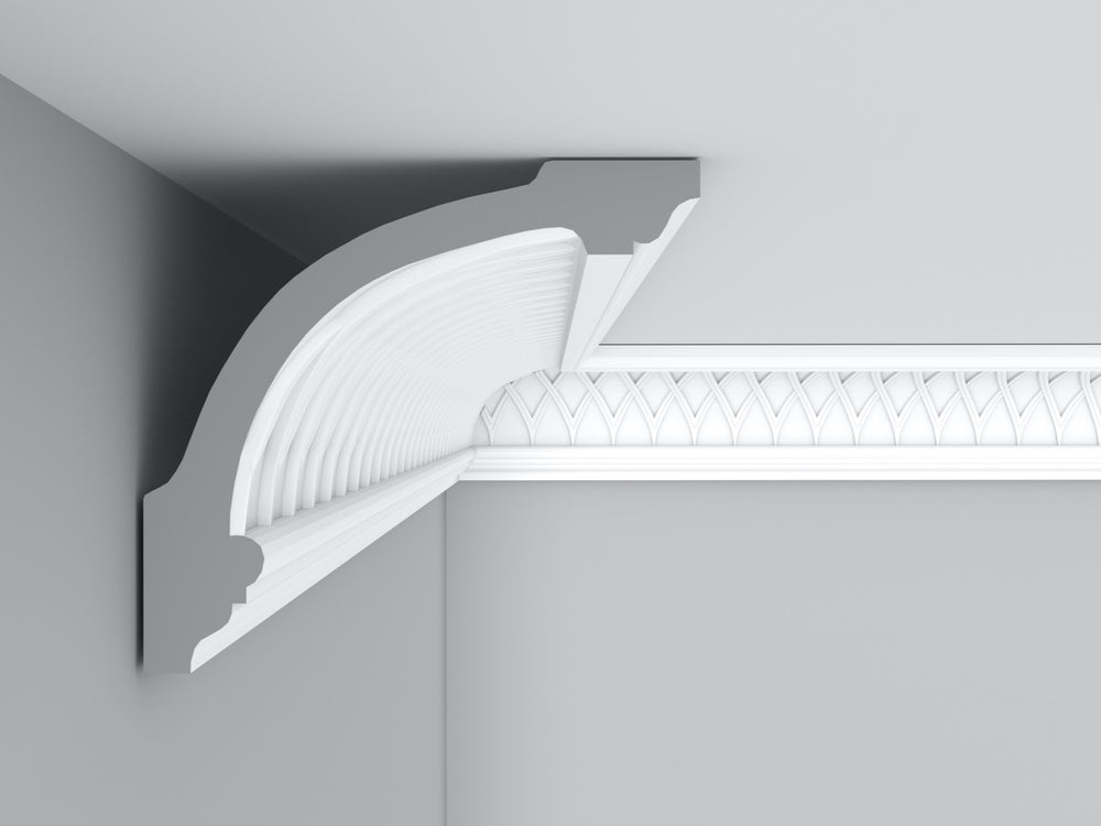 Cornice London Store Cornice CL-R07 Medium Enriched Regency plaster cornice image 3