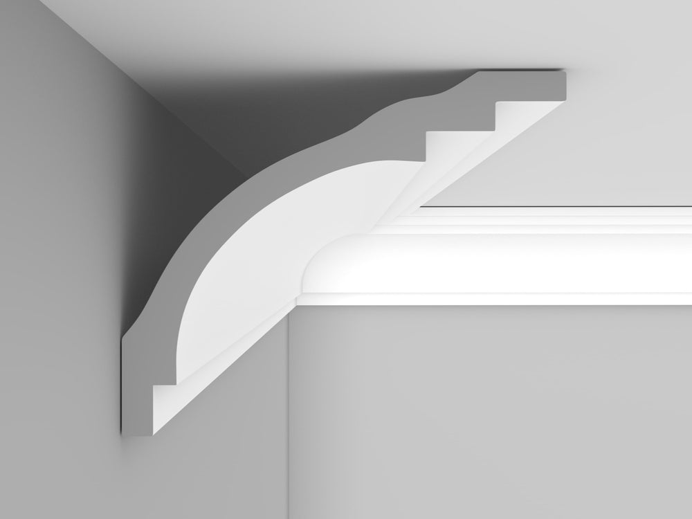 Cornice London Store Cornice CL-A03 small Art-Deco plaster cornice image 2