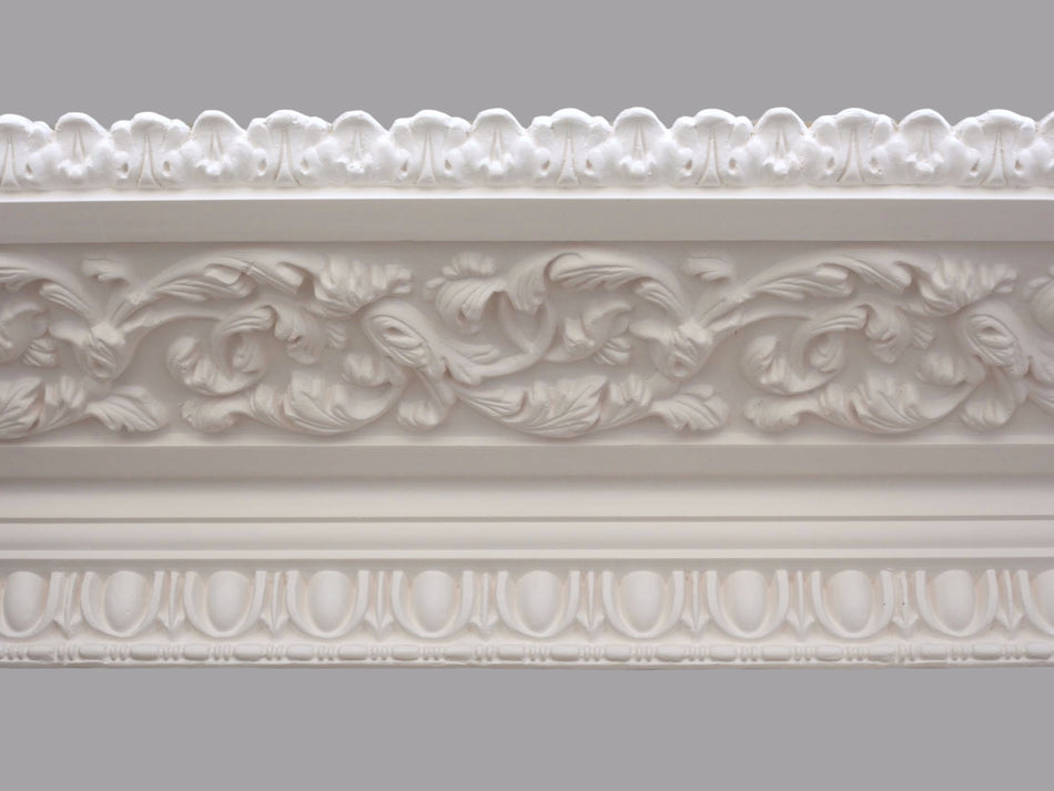 CL-V09 Large Victorian Cornice. Projection: 355mm. Height: 115mm.