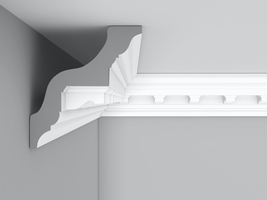 Cornice London Store Cornice CL-CC02 Large Modillion Block Plaster Cornice image 3. The Cornice Store Plaster Cornice Collection