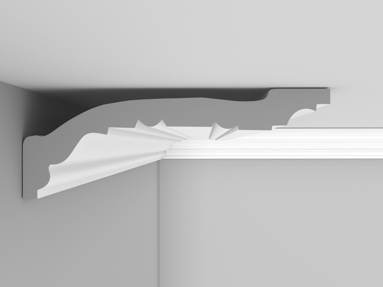 CL-RG19 Large Regency/Georgian Cornice. Projection: 240mm. Height: 74mm