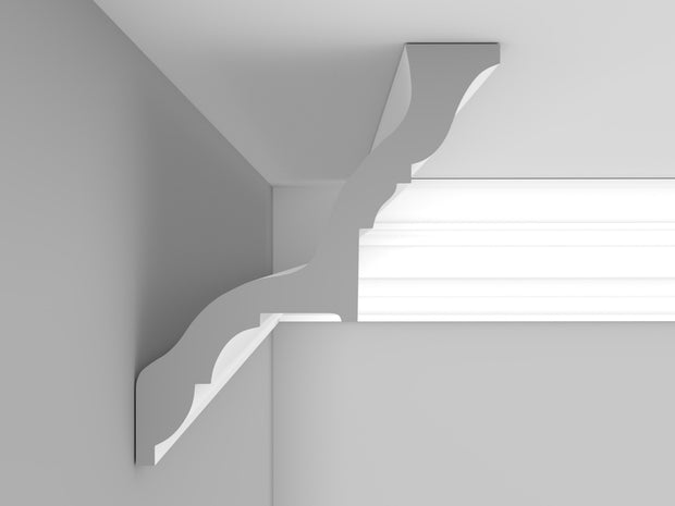 CL-G06 Large Georgian Cornice. Projection: 145mm. Height: 170mm.