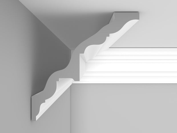 CL-G08 Large Georgian Cornice. Projection: 160mm. Height: 160mm.