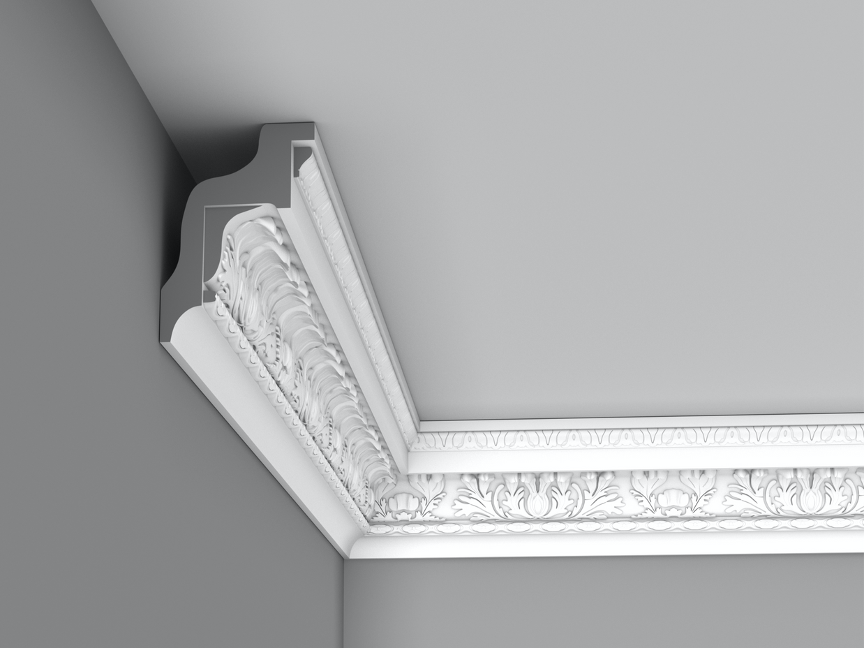 CL-CC11 Medium Classic Cornice. Projection: 95mm. Height: 140mm.