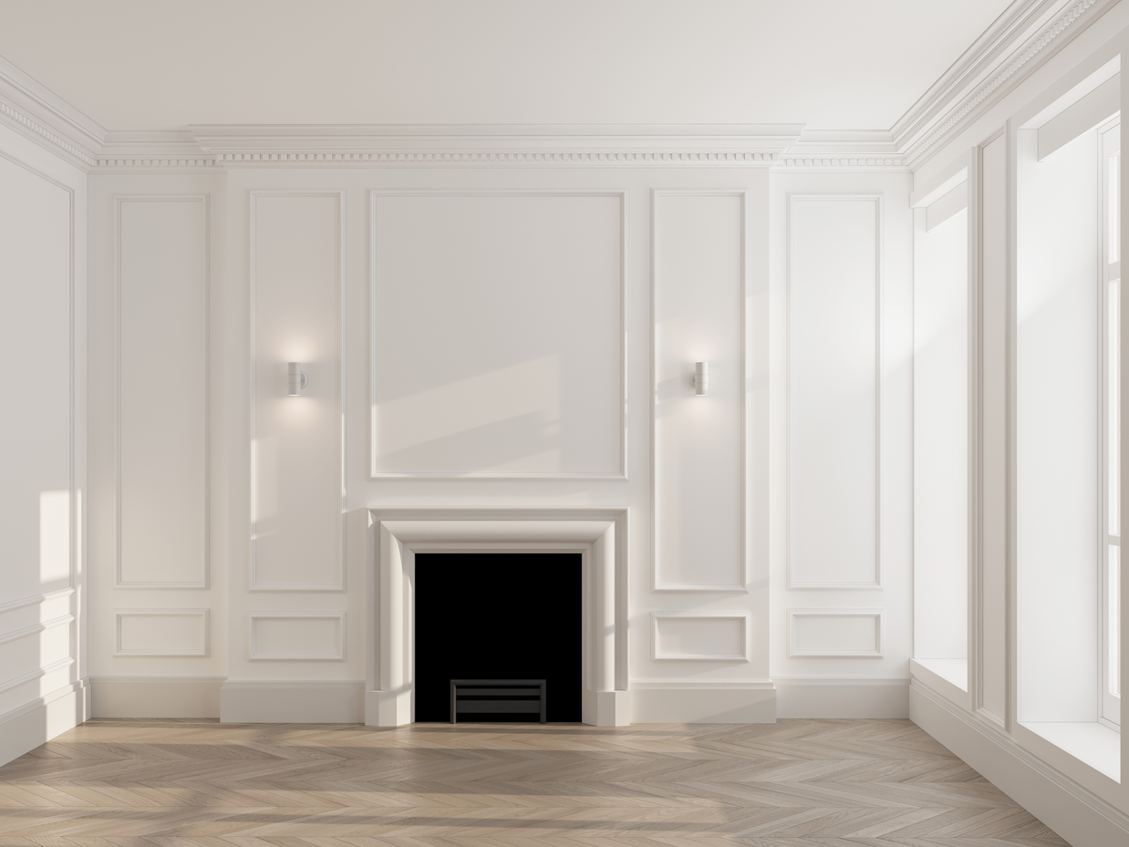 CL-CC01 Medium Classic Cornice. Projection: 140mm. Height: 160mm.