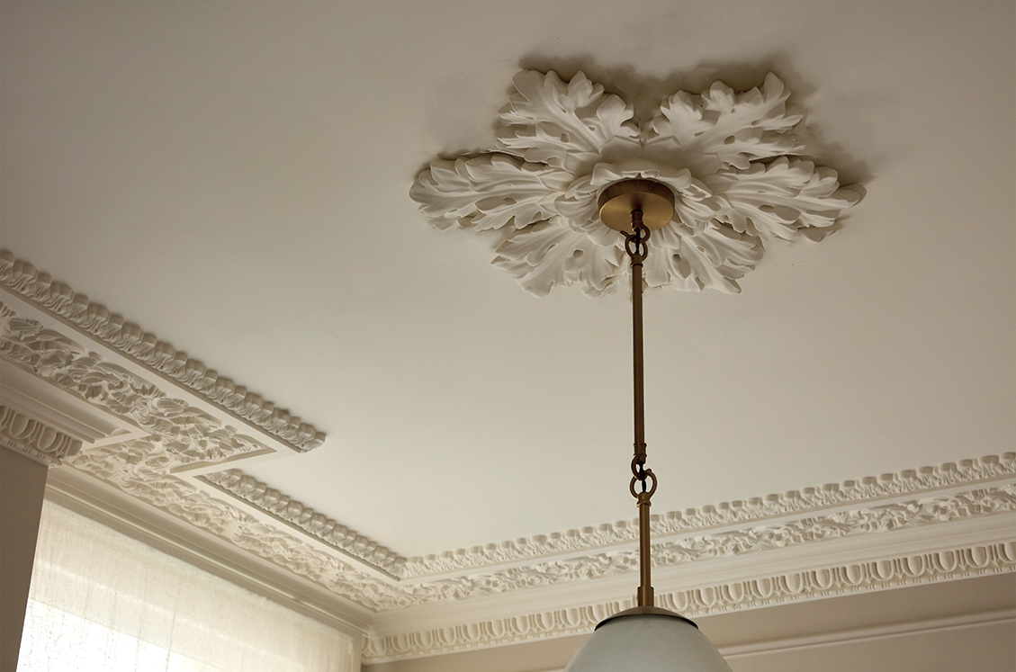 Cornice Store medium Enriched Plaster Regency Georgian Ceiling Rose CL-CR46 image 3
