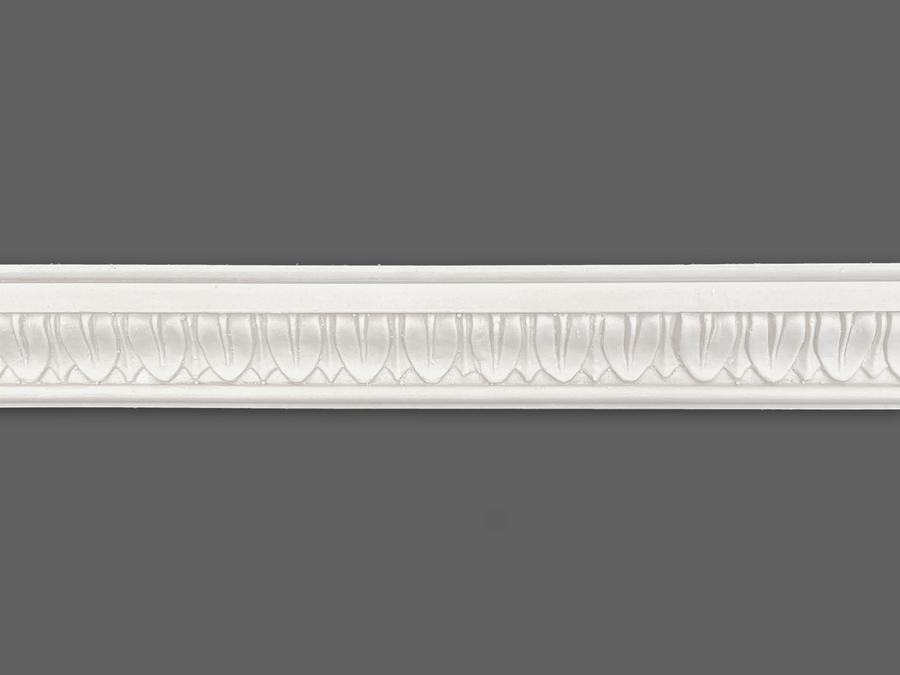 Cornice London Store Cornice CL-P04 small Leaf enriched plaster Panel Moulding image 1