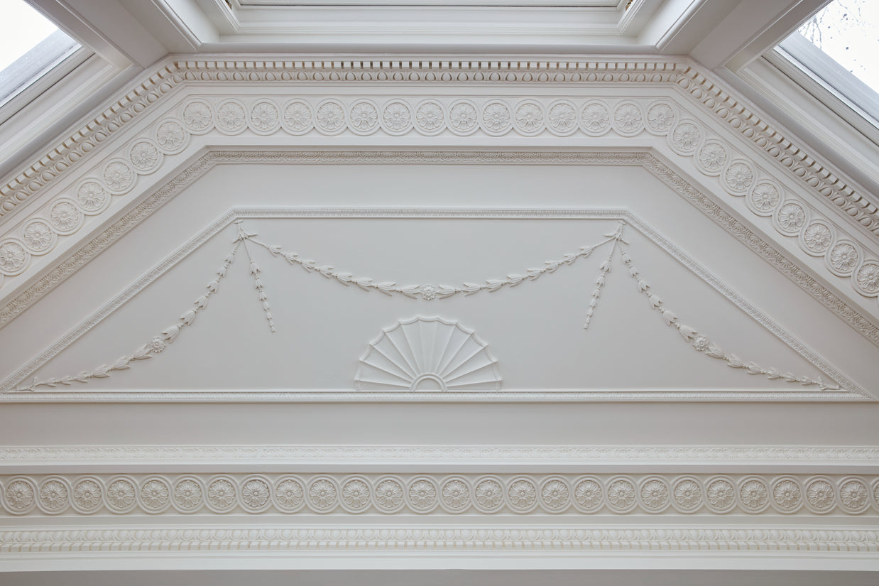 Cornice London Store Cornice CL-P04 small Leaf enriched plaster Panel Moulding image 11