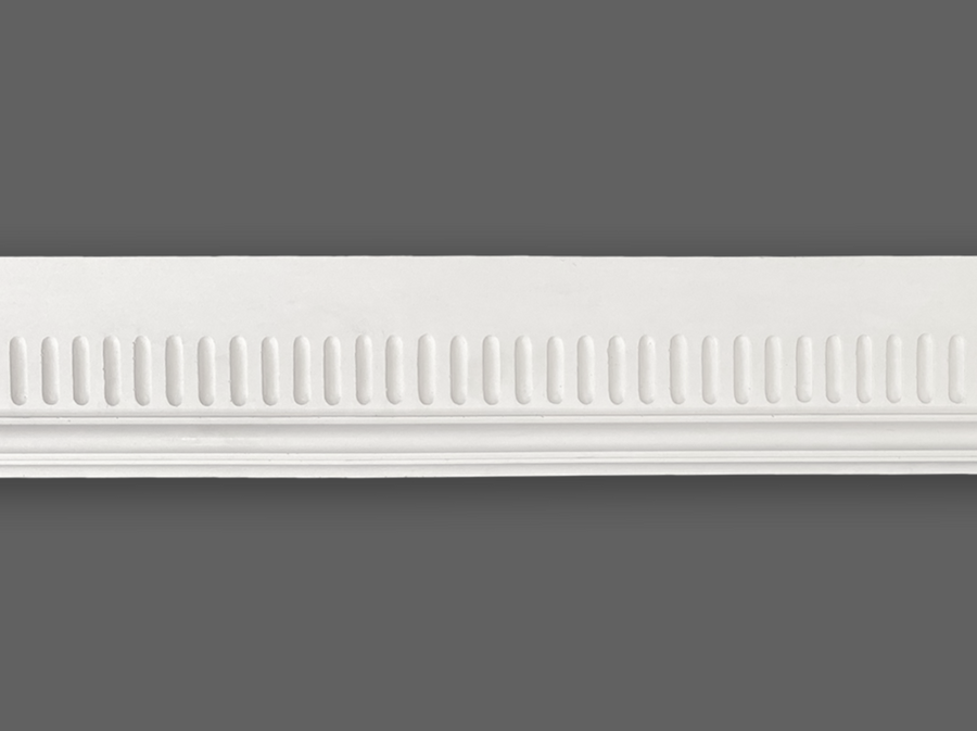 Cornice London Store Cornice CL-P05 medium Fluted plaster Panel Moulding image 1