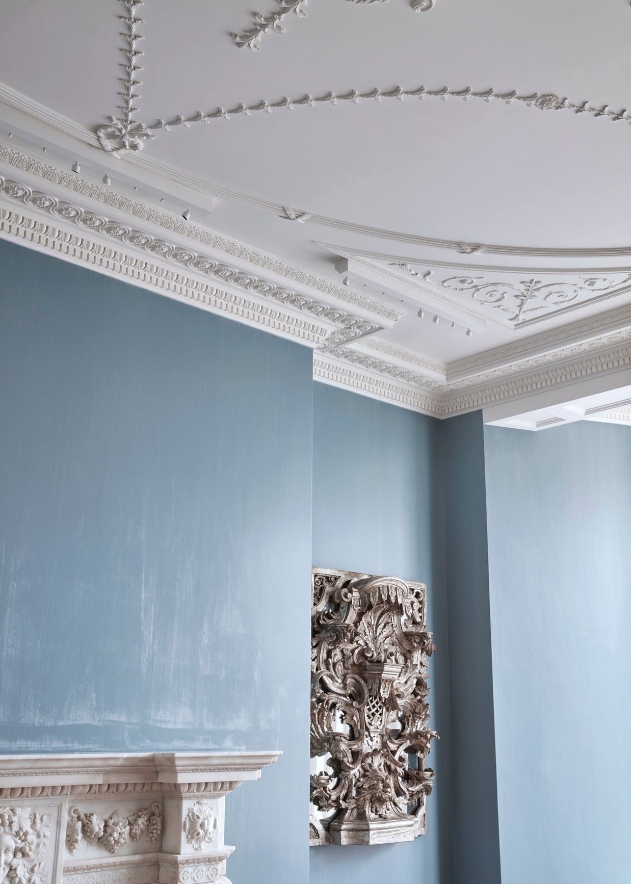 Cornice London Store Cornice CL-P06 medium Reeded plaster Panel Moulding image 20