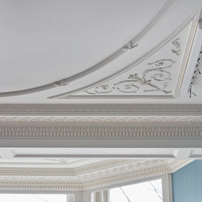 Cornice London Store Cornice CL-P06 medium Reeded plaster Panel Moulding image 12