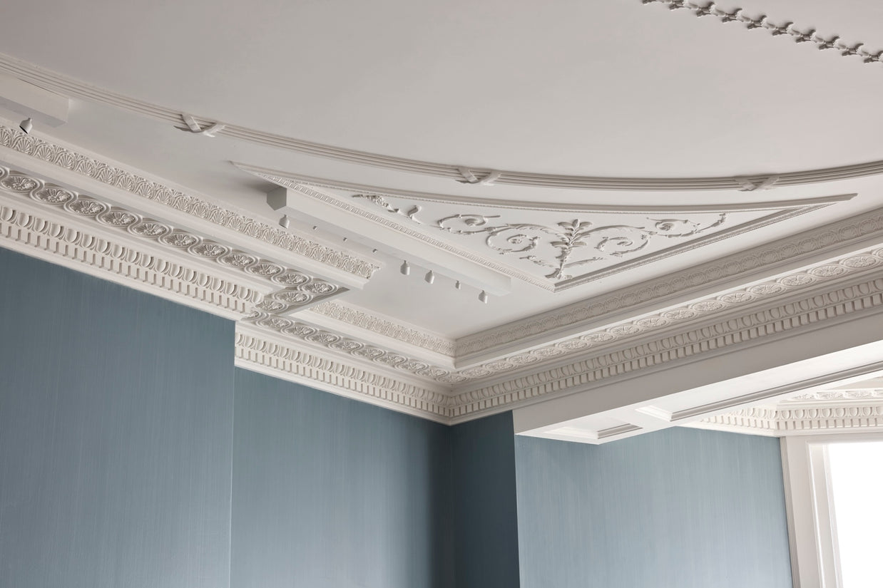 Cornice London Store Cornice CL-P06 medium Reeded plaster Panel Moulding image 16