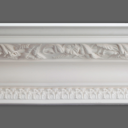Cornice London Store Cornice CL-V21 Large Floral Lilly enriched Victorian plaster cornice image 10