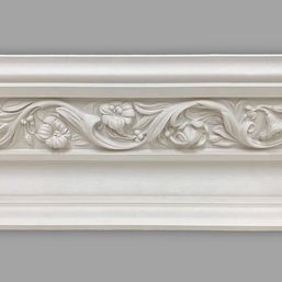 Cornice London Store Cornice CL-VE20 Large Floral Lilly Enriched Victorian Edwardian plaster cornice image 1