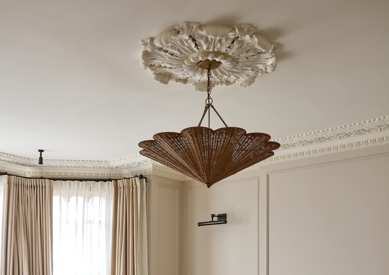 CL-CR10 Large Regency-Victorian individual Floral Leaf Plaster Ceiling Rose. The Cornice Store London based supplier of Plaster Cornice & Ceiling Roses. Delivery within 10-14 working days. image 14