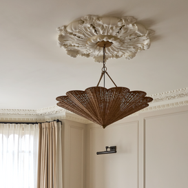 CL-CR10 Large Regency-Victorian individual Floral Leaf Plaster Ceiling Rose. The Cornice Store London based supplier of Plaster Cornice & Ceiling Roses. Delivery within 10-14 working days. image 14
