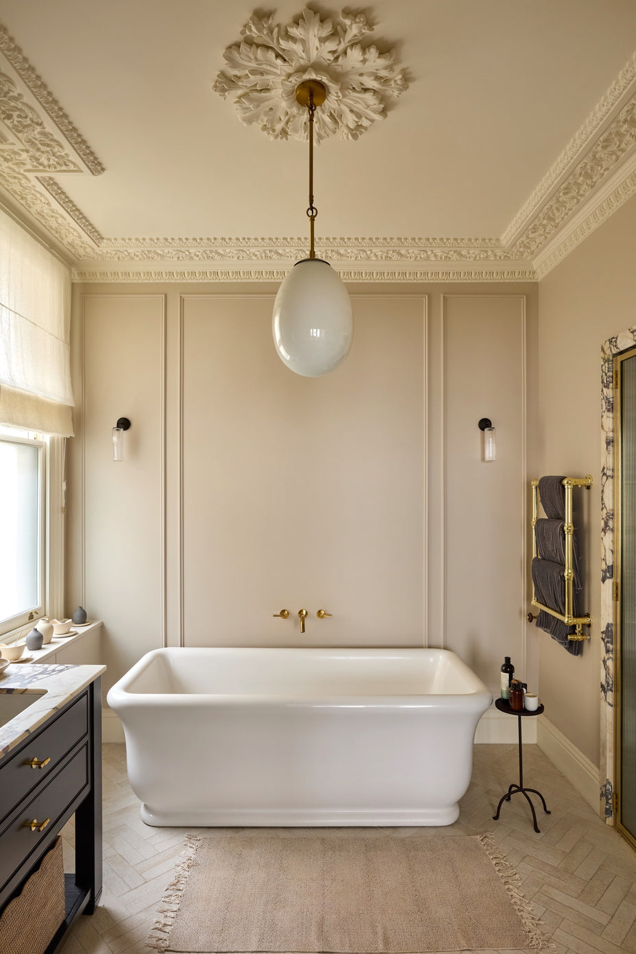 Cornice Store medium Enriched Plaster Regency Georgian Ceiling Rose CL-CR47 image 3