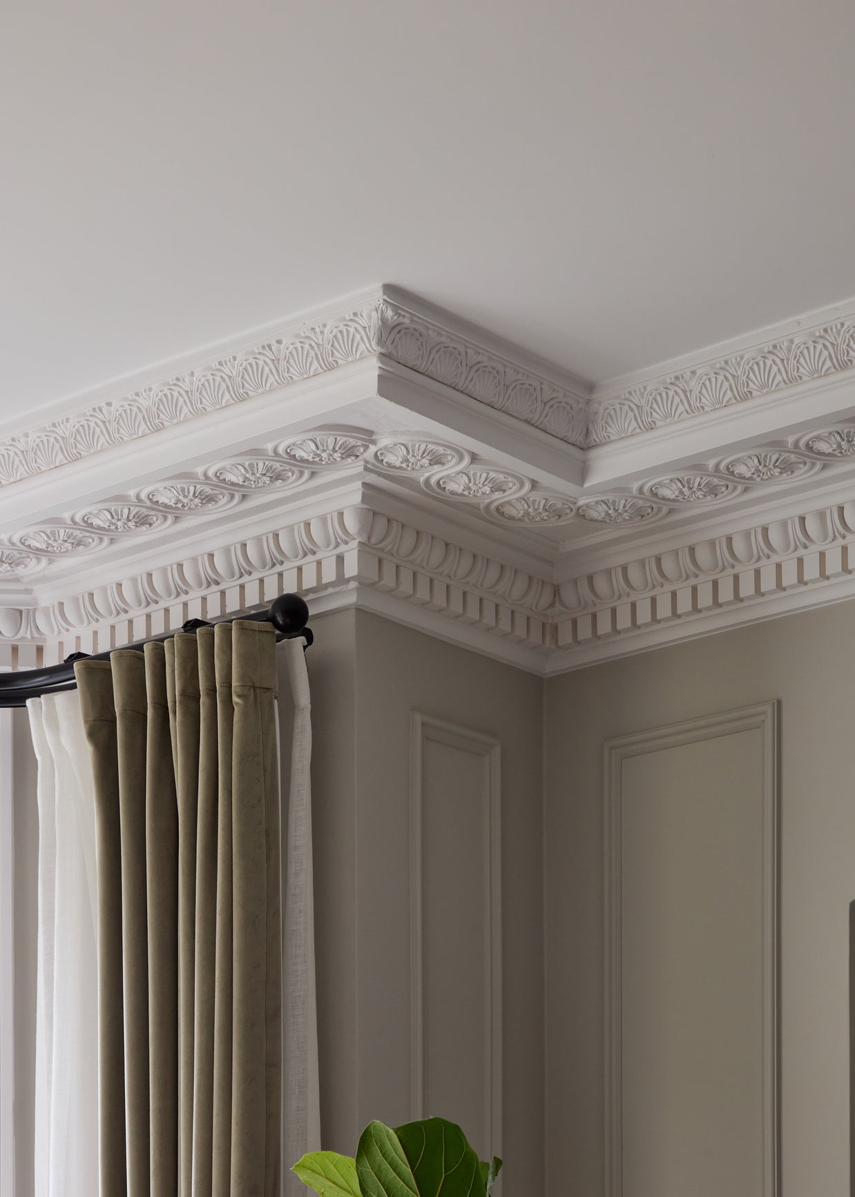 Cornice London Store Cornice CL-RCC18 Large enriched Regency plaster cornice image 30