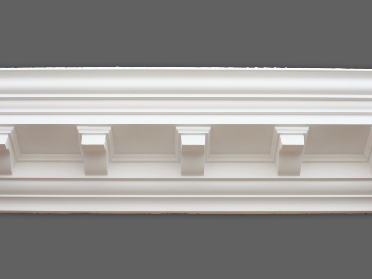 Cornice London Store Cornice CL-CC02 Large Modillion Block Plaster Cornice. The Cornice Store Plaster Cornice Collection. image 8