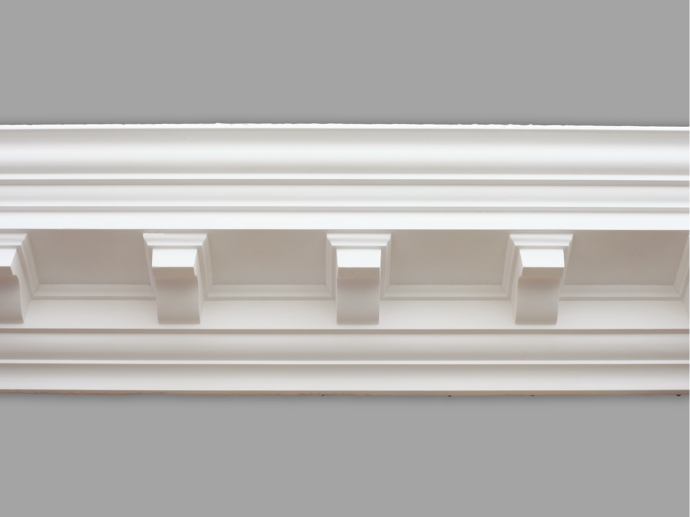 Cornice London Store Cornice CL-CC02 Large Modillion Block Plaster Cornice image 2. The Cornice Store Plaster Cornice Collection