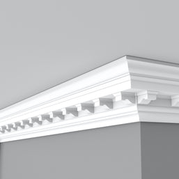 Cornice London Store Cornice CL-CC02 Large Modillion Block Plaster Cornice image 4. The Cornice Store Plaster Cornice Collection
