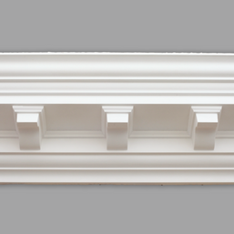 CL-CC03 Large Modillion Block Plaster Cornice. The Cornice London Store Plaster Cornice Collection. Room image 8