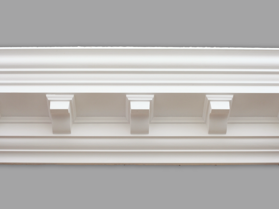 CL-CC03 Large Modillion Block Plaster Cornice. The Cornice London Store Plaster Cornice Collection. Room image 8