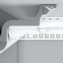 Cornice CL-CC05 Large Modillion Block and Patera detailed Plaster Cornice. image 2. The Cornice Store Plaster Cornice Collection image 3