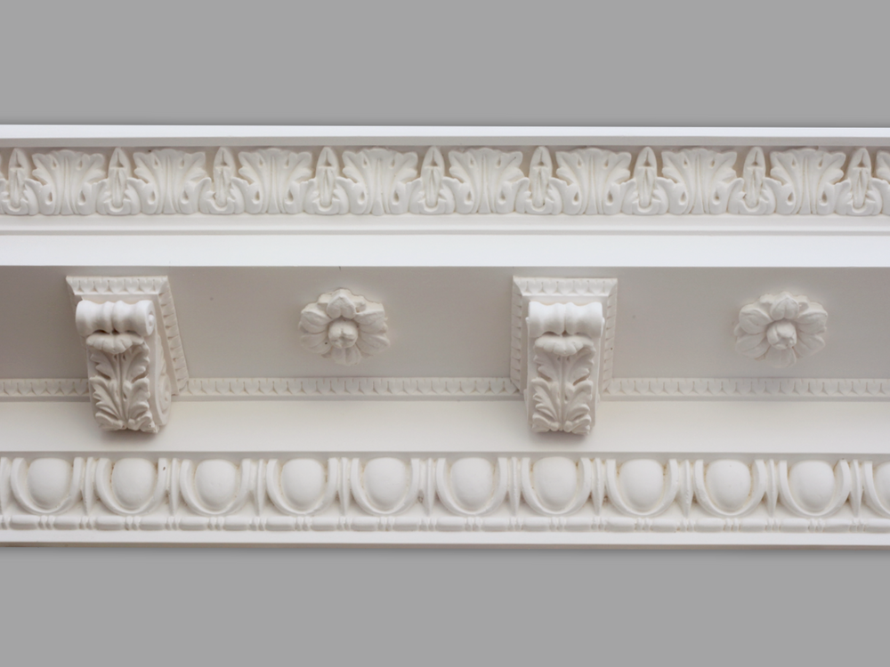 Cornice CL-CC05 Large Modillion Block and Patera detailed Plaster Cornice. image 2. The Cornice Store Plaster Cornice Collection image 2