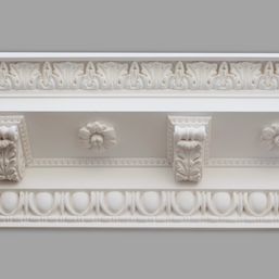 Cornice CL-CC05 Large Modillion Block and Patera detailed Plaster Cornice. image 2. The Cornice Store Plaster Cornice Collection image 2