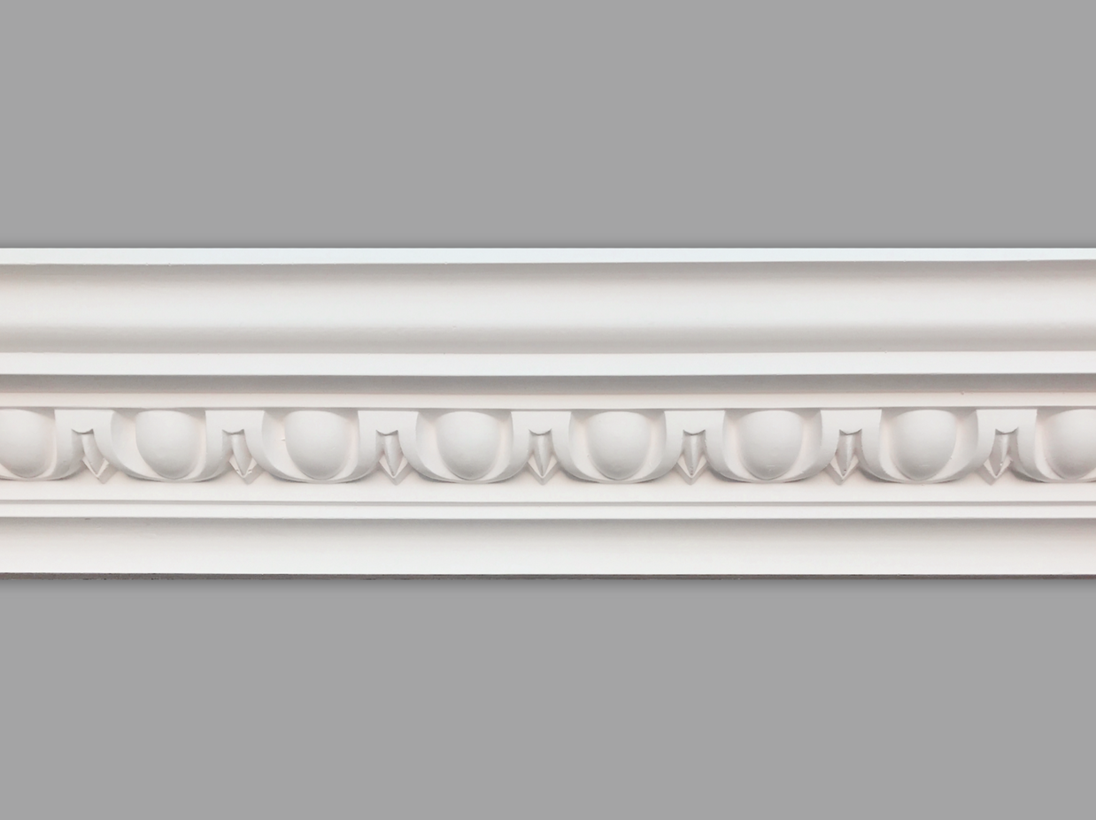 CL-CC07 Small Egg and Dart Plaster Cornice. The Cornice Store Plaster Cornice Collection. Image 1