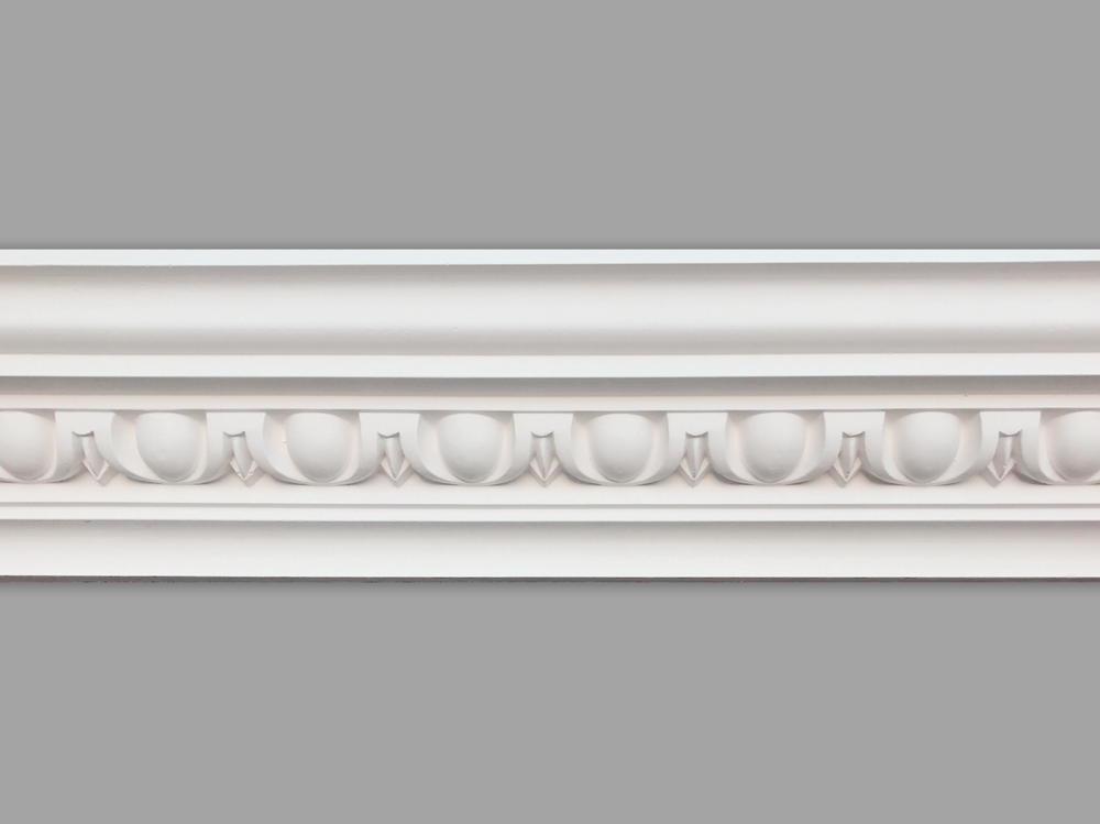 CL-CC07 Small Egg and Dart Plaster Cornice. The Cornice Store Plaster Cornice Collection. Image 1