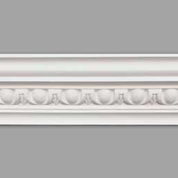CL-CC07 Small Egg and Dart Plaster Cornice. The Cornice Store Plaster Cornice Collection. Image 1
