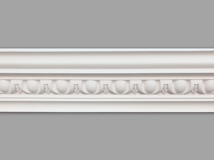 CL-CC07 Small Egg and Dart Plaster Cornice. The Cornice Store Plaster Cornice Collection. Image 1