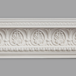 Cornice CL-CC08 large Classic Floral Enriched Plaster Cornice. The Cornice Store Plaster Cornice Collection. image 1
