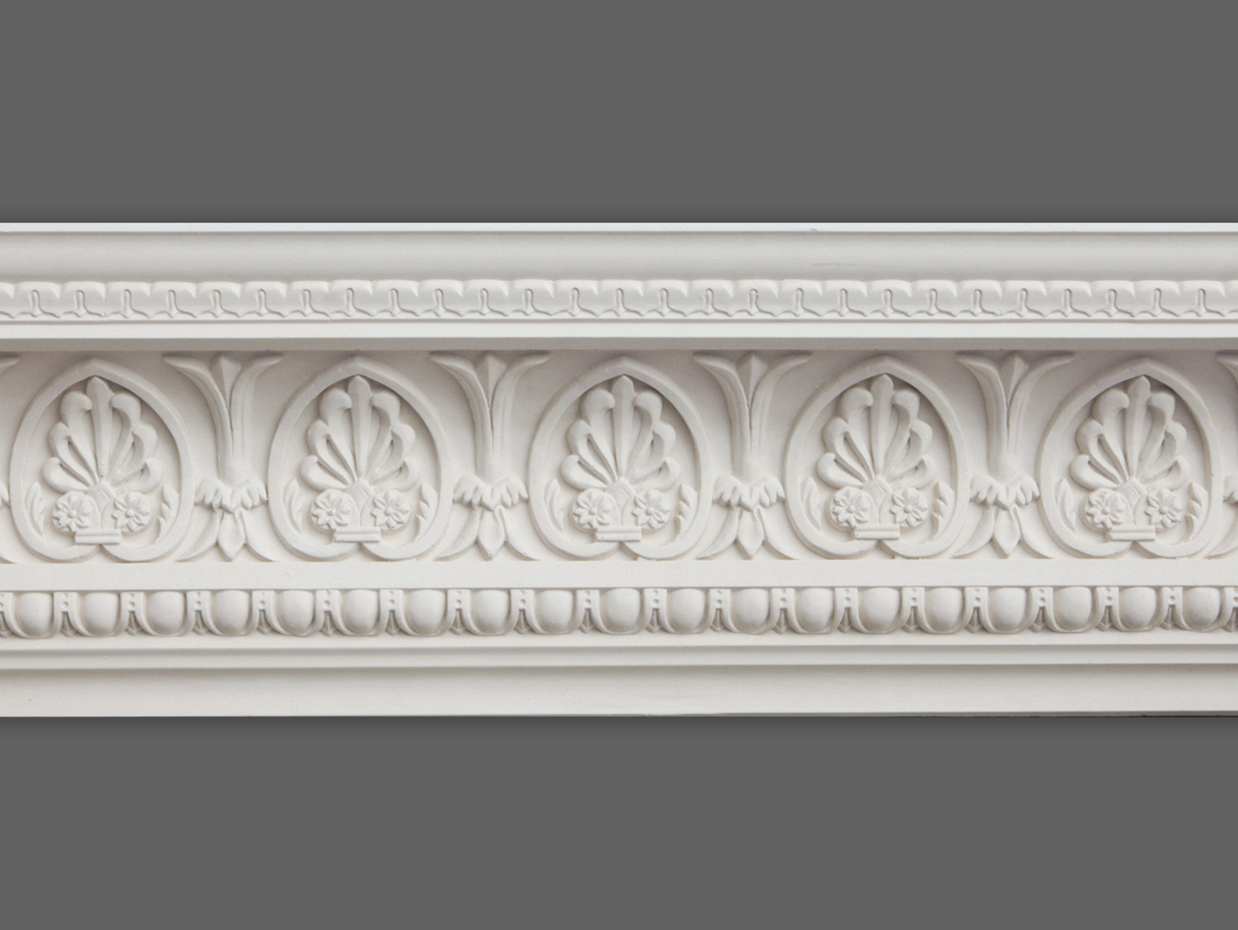 Cornice CL-CC08 large Classic Floral Enriched Plaster Cornice. The Cornice Store Plaster Cornice Collection. image 18