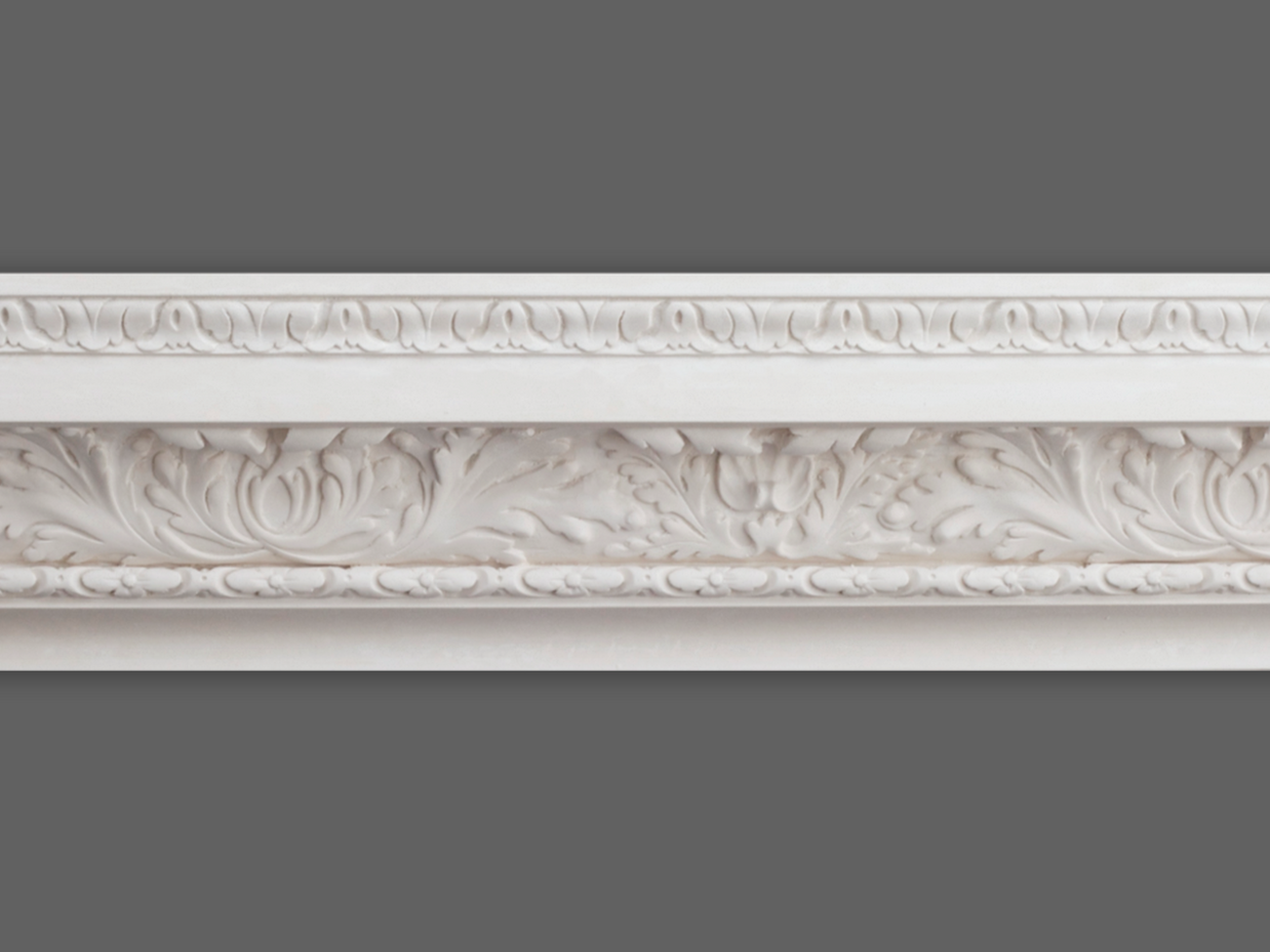 Cornice London Store Cornice CL-CC11 Medium Leaf enriched plaster cornice image 2