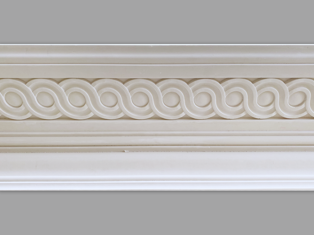 Cornice London Store Cornice CL-CC12 Medium Guilloche enriched  plaster cornice image 1 The Cornice Store London based supplier of Plaster Cornice & Ceiling Roses