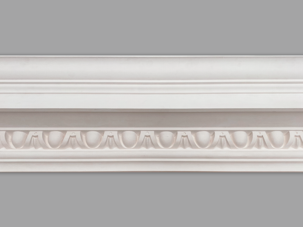 Cornice CL-CC14 Large Egg & Dart Plaster Cornice image 1. The Cornice Store London based supplier of Plaster Cornice & Ceiling Roses