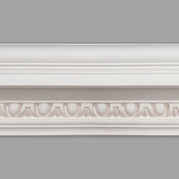 Cornice CL-CC14 Large Egg & Dart Plaster Cornice image 1. The Cornice Store London based supplier of Plaster Cornice & Ceiling Roses