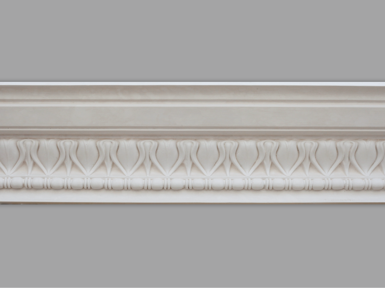 Cornice London Store Cornice CL-R06 Medium Enriched Leaf & Dart Regency plaster cornice image 1
