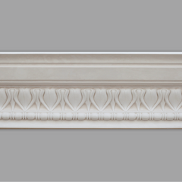 Cornice London Store Cornice CL-R06 Medium Enriched Leaf & Dart Regency plaster cornice image 1